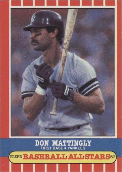 1987 Fleer Baseball All Stars - Don Mattingly #26