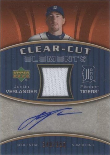 2007 Upper Deck Elements - Justin Verlander #CCE-JV