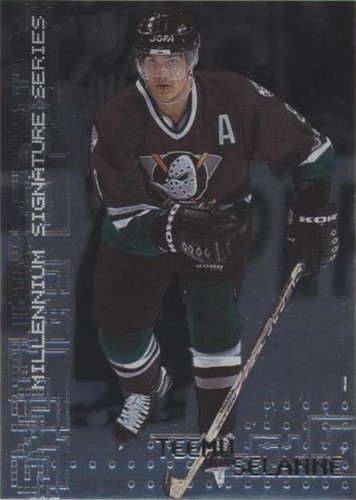 1999-00 In the Game Be A Player Millennium Signature Series - Teemu Selanne #2