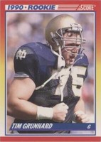 1990 Score Tim Grunhard #646