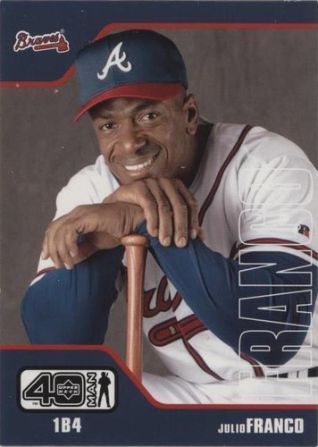 2002 Upper Deck 40 Man - Julio Franco #527
