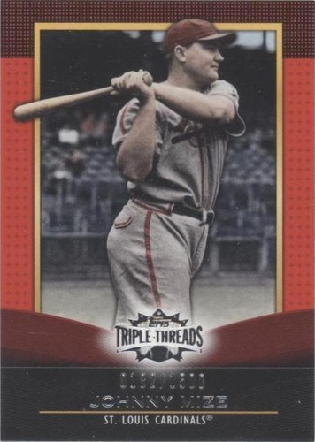 2011 Topps Triple Threads - Johnny Mize #2