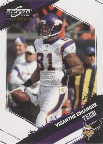 2009 Score Inscriptions Visanthe Shiancoe #170