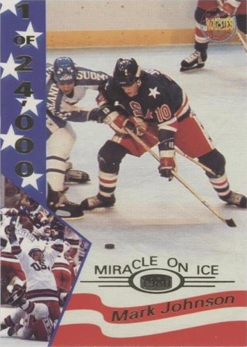 1995 Signature Rookies Miracle on Ice 1980 - Mark Johnson #18