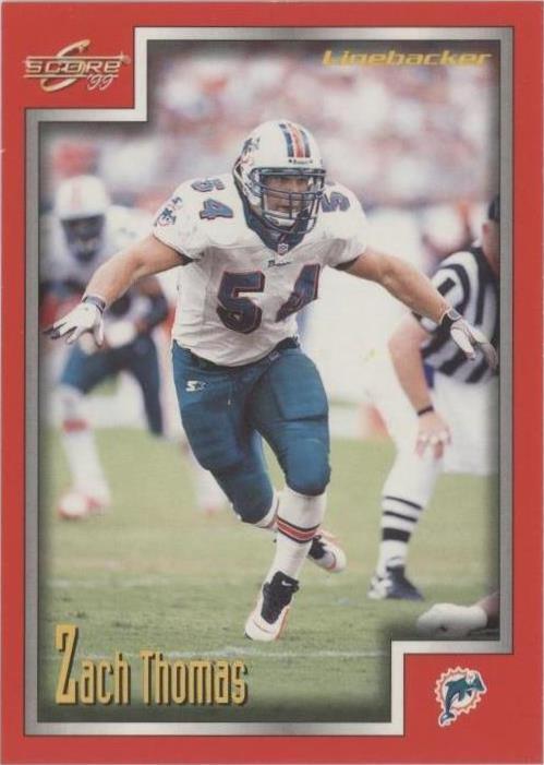 1999 Score Zach Thomas #153