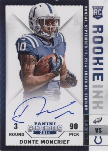 2014 Panini Contenders Donte Moncrief #RRI-DM