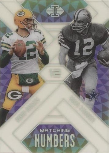 2018 Panini Illusions Aaron Rodgers Roger Staubach #9