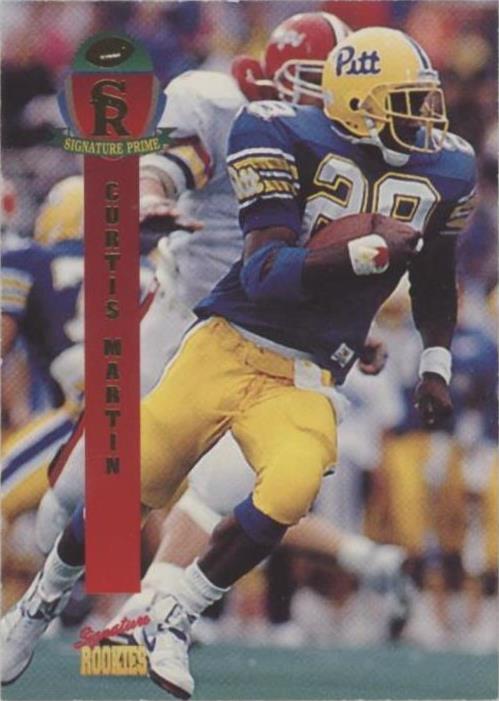 1995 Signature Rookies Prime Curtis Martin #27