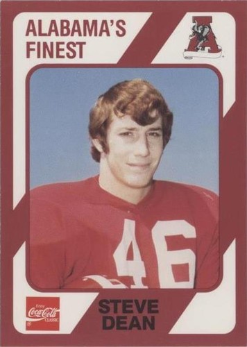 1989 Collegiate Collection Alabama Crimson Tide Steve Dean #450