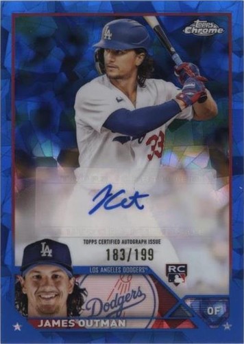2023 Topps Chrome Update Series Sapphire Edition - James Outman #USA-JO