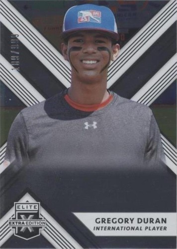 2018 Panini Elite Extra Edition - Gregory Duran #170