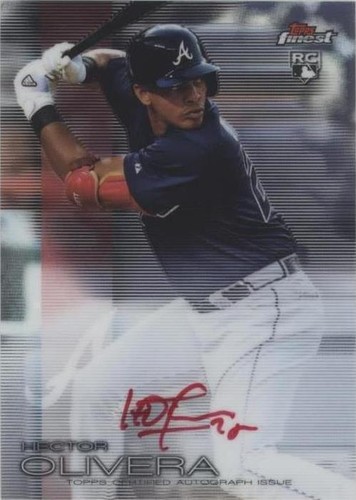 2016 Topps Finest - Hector Olivera #FA-HO