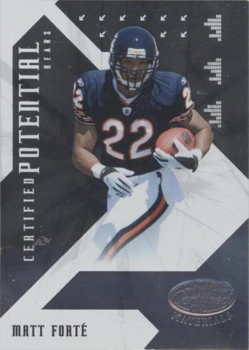 2008 Leaf Certified Materials Matt Forte #CP-6