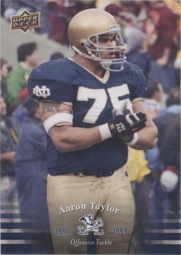 2013 Upper Deck University of Notre Dame Aaron Taylor #65
