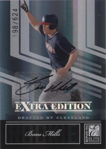 2007 Donruss Elite Extra Edition - Beau Mills #142