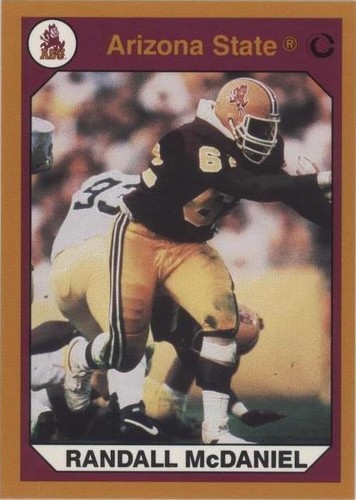 1990 Collegiate Collection Arizona State Sun Devils Randall McDaniel #93