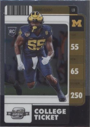 2022 Panini Chronicles Draft Picks David Ojabo #21