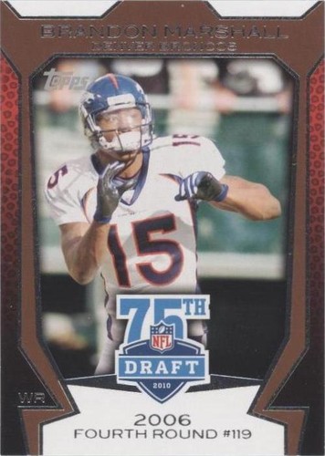 2010 Topps Brandon Marshall #75DA-16