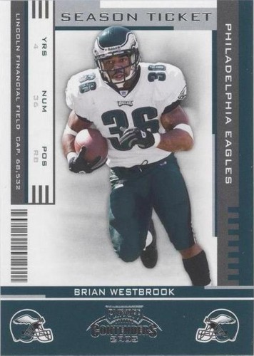 2005 Playoff Contenders Brian Westbrook #73