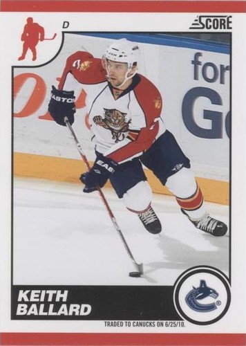 2010-11 Score - Keith Ballard #468