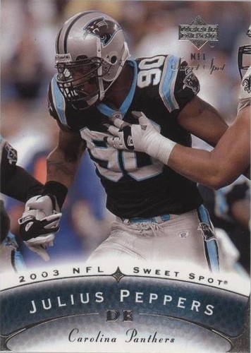 2003 Upper Deck Sweet Spot Julius Peppers #57