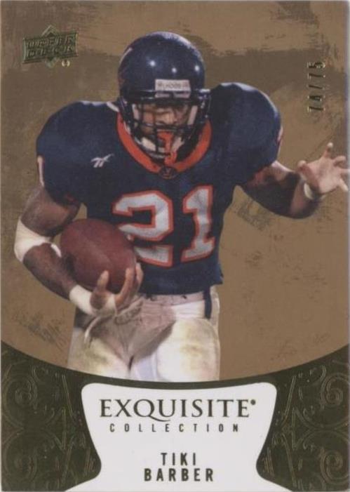 2014 Upper Deck Exquisite Collection Tiki Barber #3
