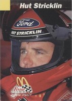 1993 Pro Set Finish Line - Hut Stricklin #9