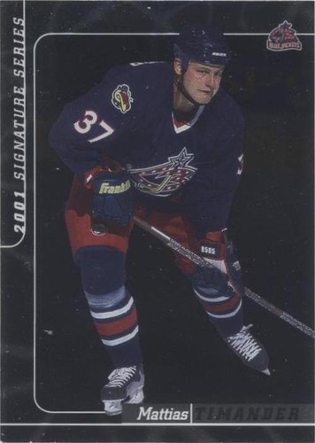 2000-01 In the Game Be A Player Signature Series - Mattias Timander #117
