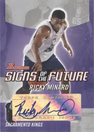 2004-05 Bowman Draft Picks & Prospects - Ricky Minard #SOF-RM