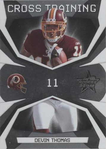 2008 Leaf Rookies & Stars Devin Thomas #CT-7