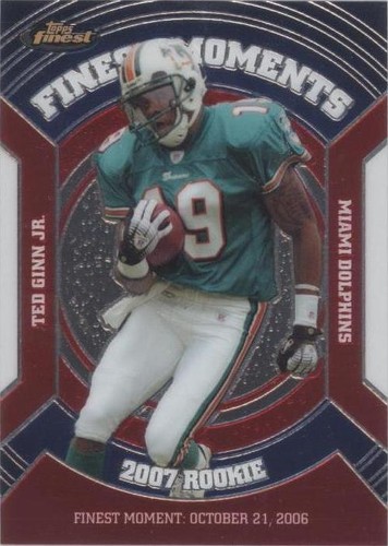2007 Topps Finest Ted Ginn Jr. #RFM-TG