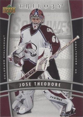 2006-07 Upper Deck Trilogy - Jose Theodore #25
