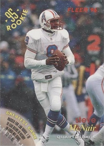 1996 Fleer Shell FACT Steve McNair #45