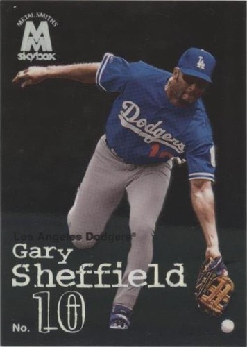 1999 Skybox Molten Metal - Gary Sheffield #92