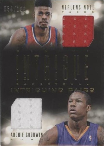 2013-14 Panini Intrigue - Archie Goodwin/Nerlens Noel #58