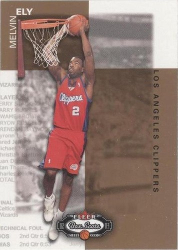 2002-03 Fleer Box Score - Melvin Ely #164