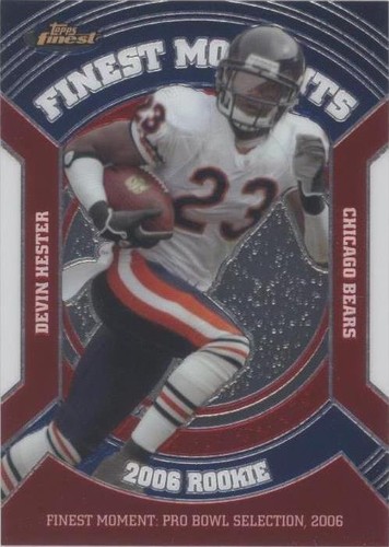 2007 Topps Finest Devin Hester #RFM-DH