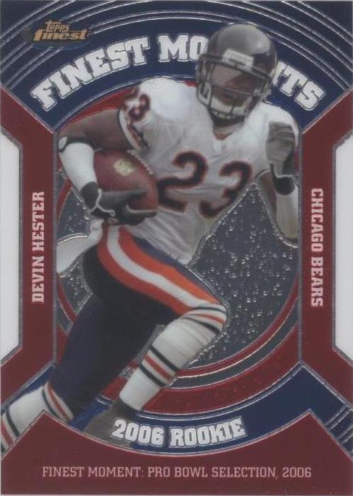2007 Topps Finest Devin Hester #RFM-DH