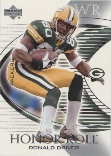 2003 Upper Deck Honor Roll Donald Driver #91