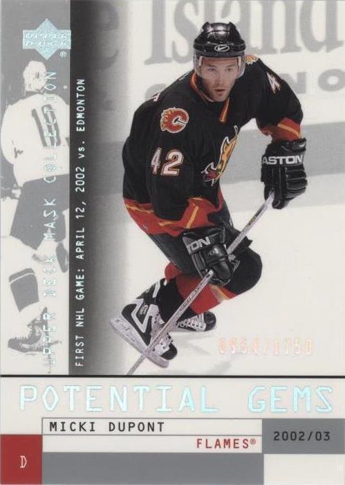 2002-03 Upper Deck Mask Collection - Micki DuPont #116