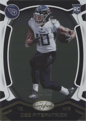 2021 Panini Certified Dez Fitzpatrick #136