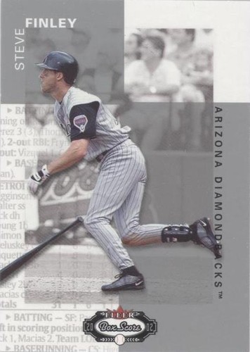 2002 Fleer Box Score - Steve Finley #69