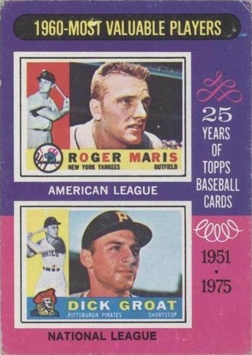 1975 Topps - Dick Groat Roger Maris #198