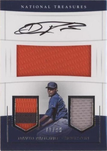 2017 Panini National Treasures - David Paulino #PCS-DP