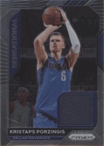 2020-21 Panini Select KRISTAPS PORZINGIS #105 Red Wave PRIZM