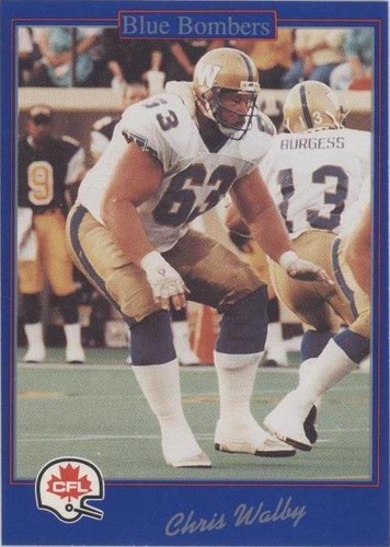 1991 Jogo CFL Chris Walby #148