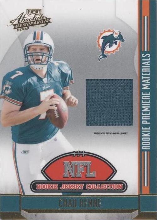 2008 Playoff Absolute Memorabilia Chad Henne #33
