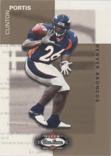 2002 Fleer Box Score Clinton Portis #123
