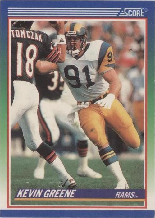 Puntuación Kevin Greene #374 1990