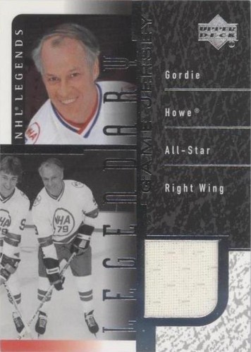2000-01 Upper Deck Legends - Gordie Howe #J-GH
